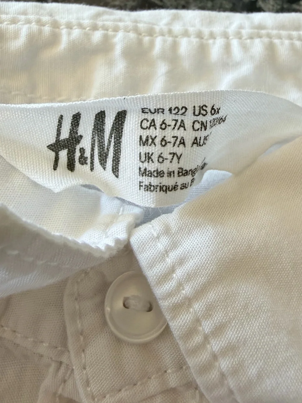 3/$15 H&M Ring Bearer Blue Linen Vest Outfit Size 6X Formal Wedding Outfit